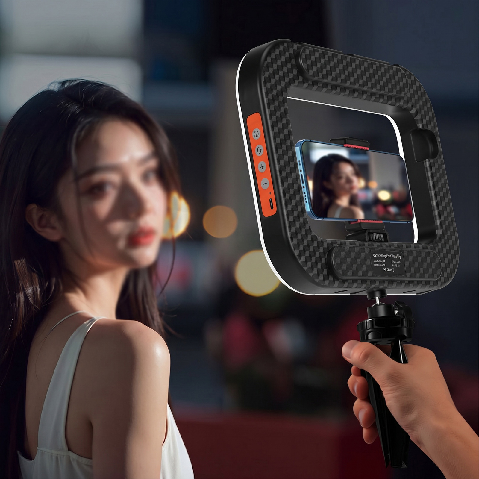 Photography Lighting Handheld - Luz de Selfie Portátil, Luz de