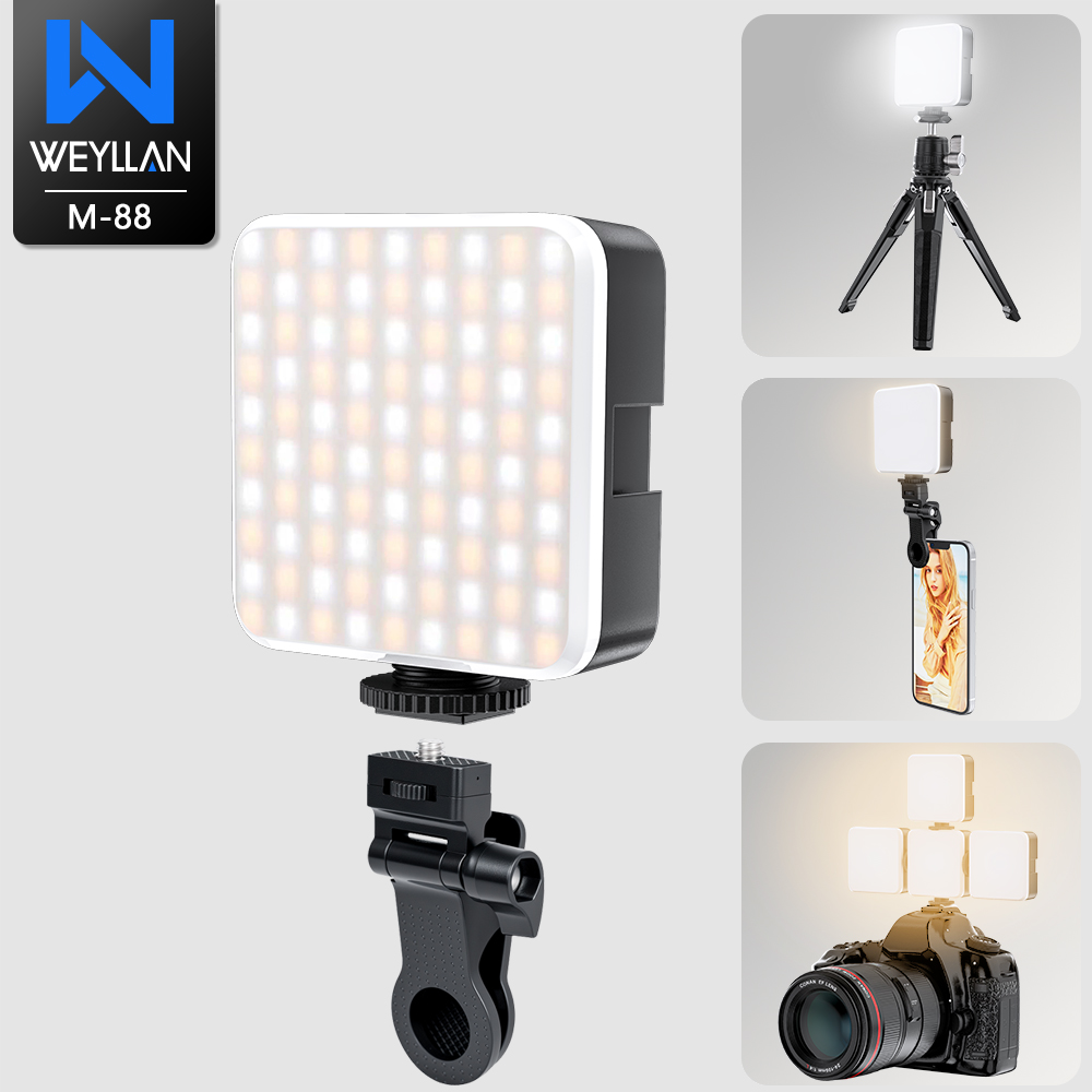WEYLLAN M-88 2000mAh luz LED d - Photography Lighting Brands reseña y precio