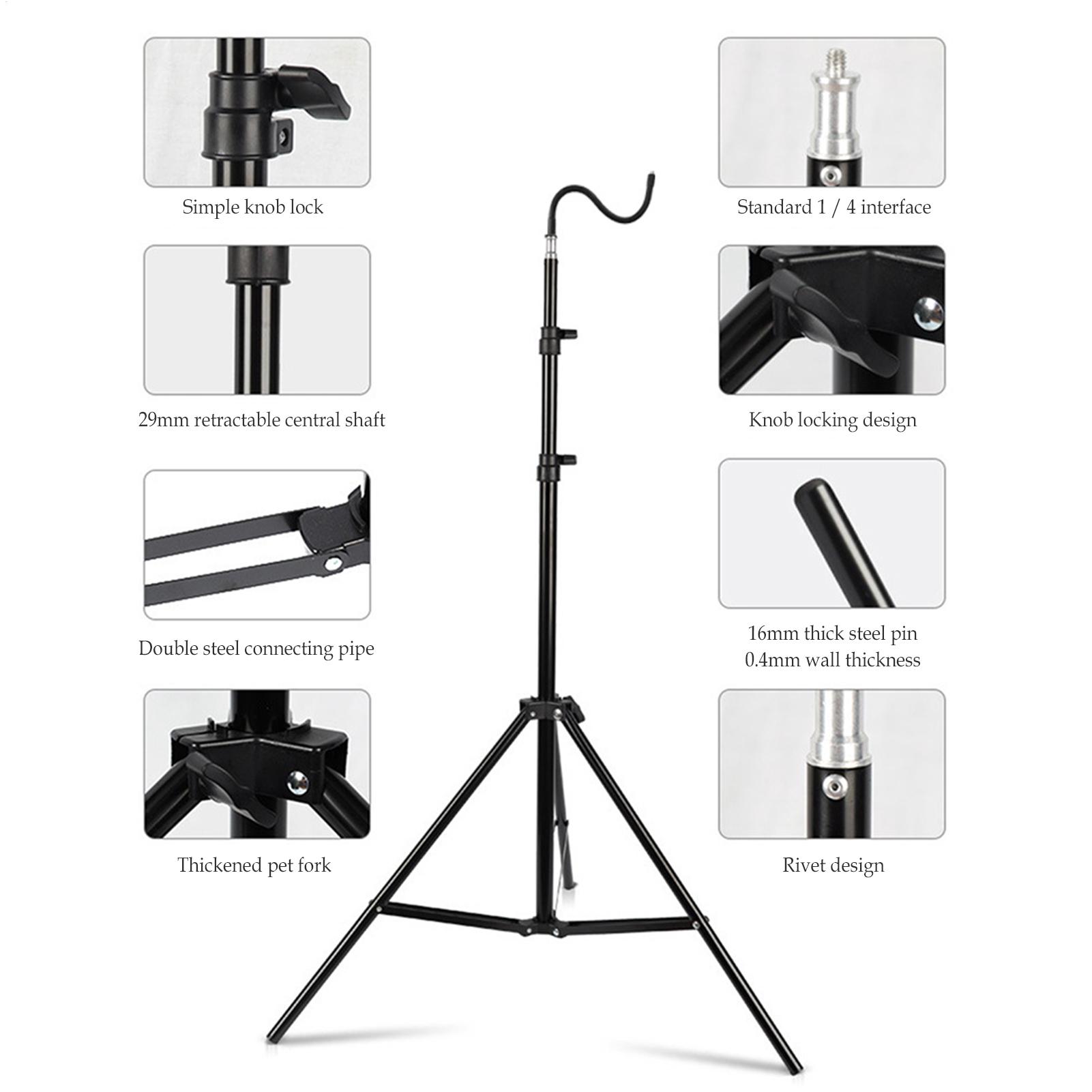 Trípode de luz para puestos ca - Photography Lighting Handheld reseña y precio