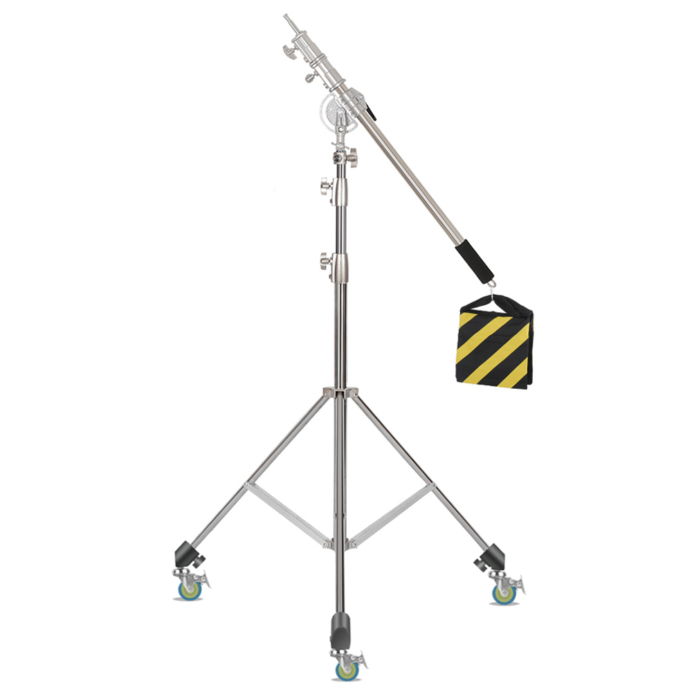 Soporte de luz de acero inoxid - Photography Lighting Description reseña y precio