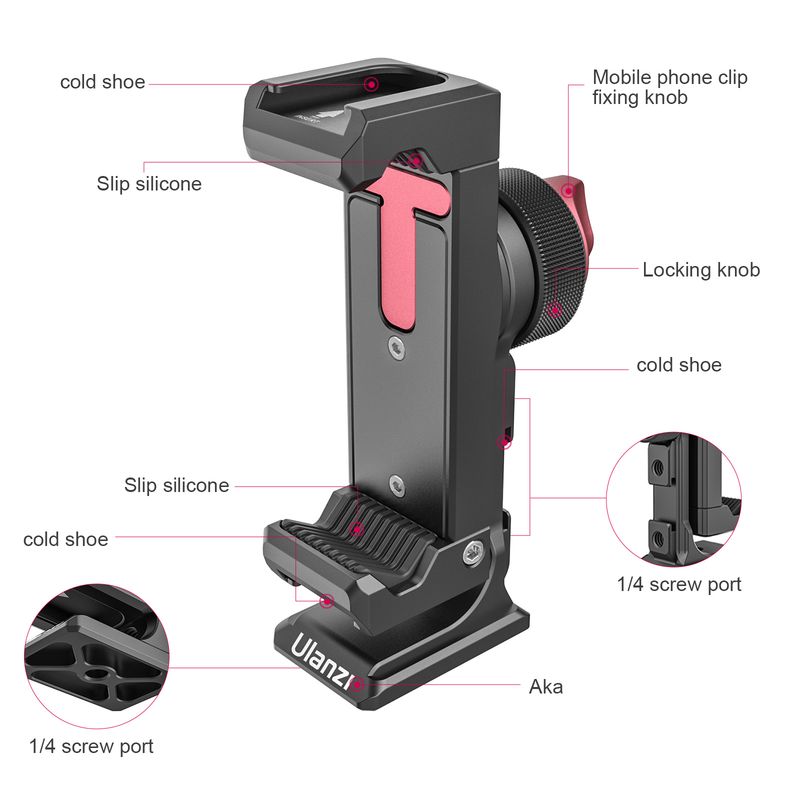 Soporte para Teléfono Ulanzi S - Photography Mobile Lighting reseña y precio