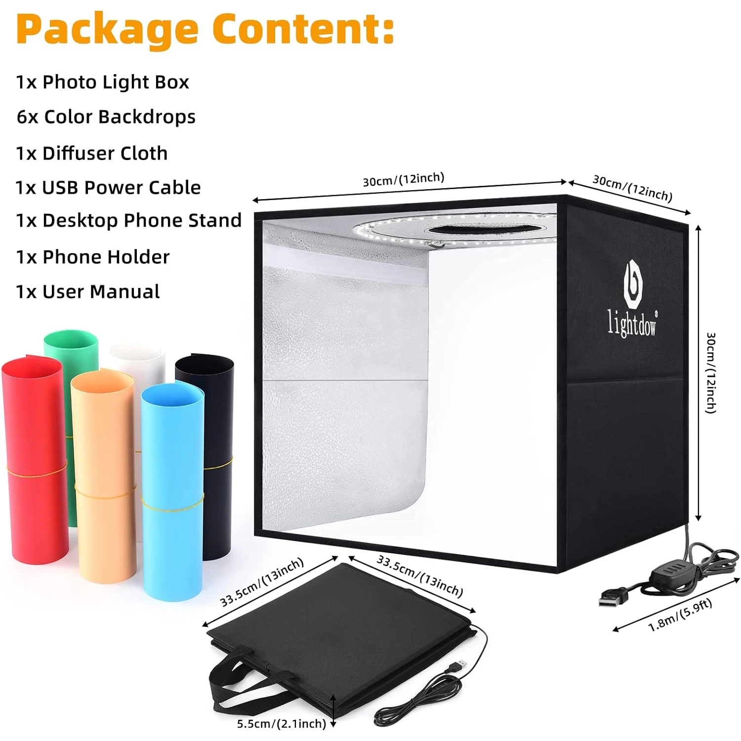 Lightdow Kit de caja de luz pa - Photography Lighting Handheld reseña y precio