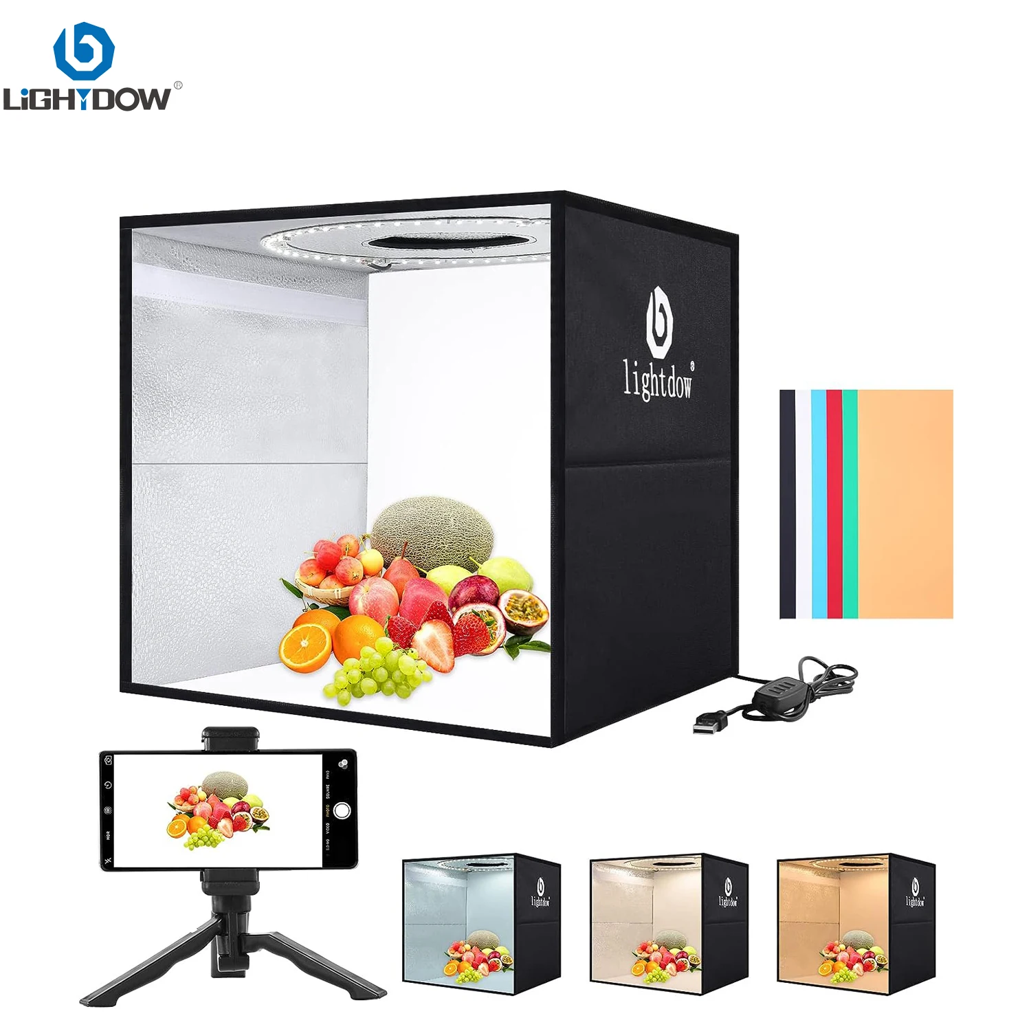 Lightdow Kit de caja de luz pa - Photography Lighting Handheld reseña y precio