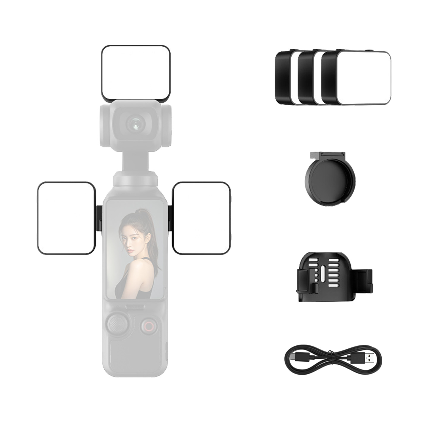 Luz de relleno magnética portá - Photography Lighting Kit Portable reseña y precio