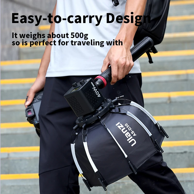 Ulanzi AS-D30 Softbox octogona - Photography Lighting Meter reseña y precio