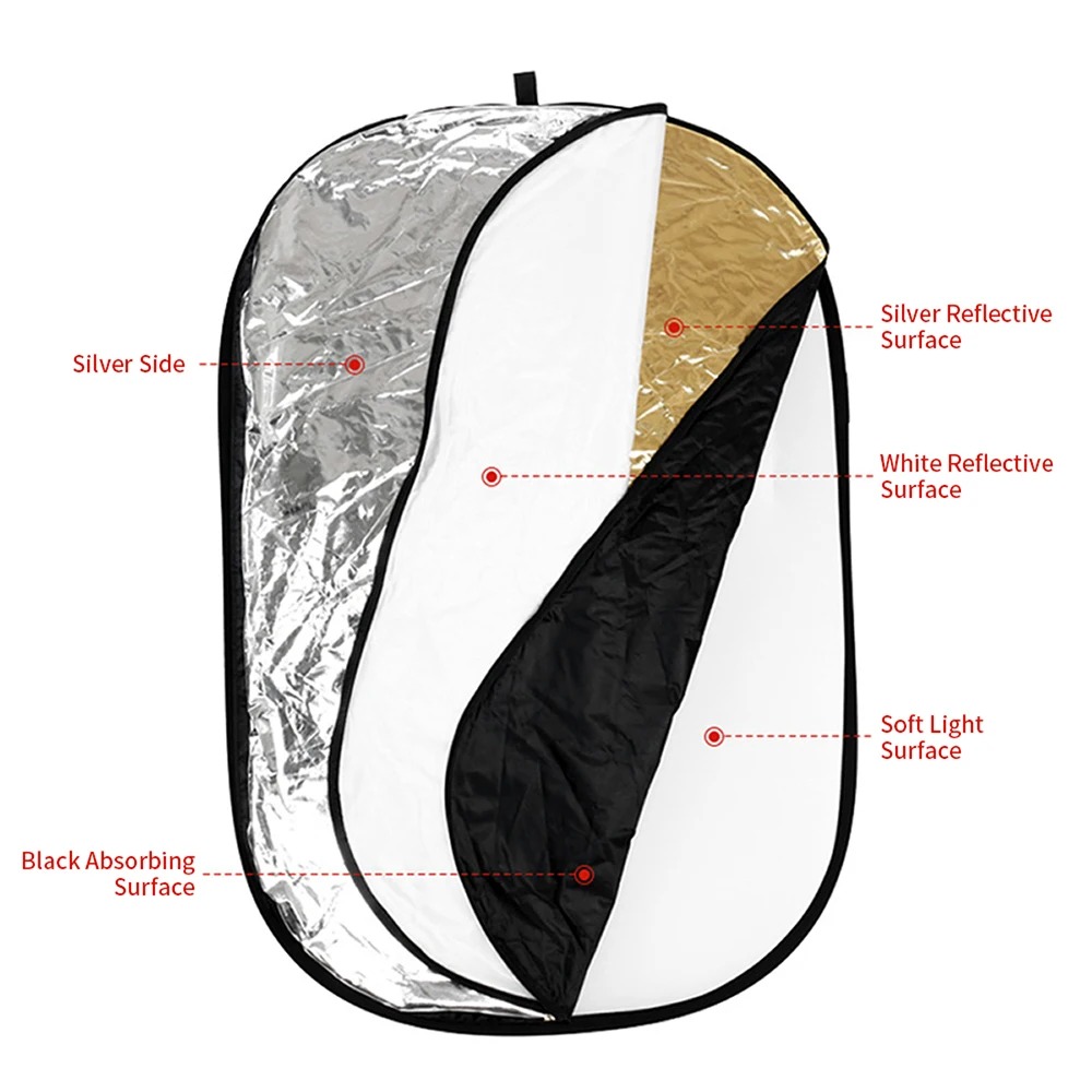 Reflector de luz plegable 5 en - Photography Lighting Meter reseña y precio