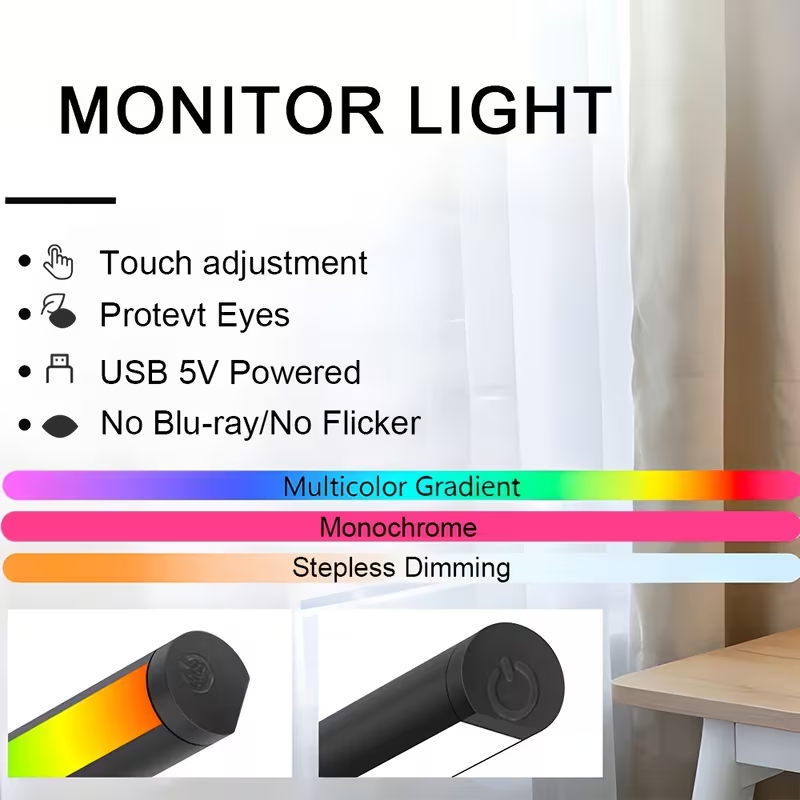 Barra de Luz LED para Monitor  - Photography Lighting Game reseña y precio
