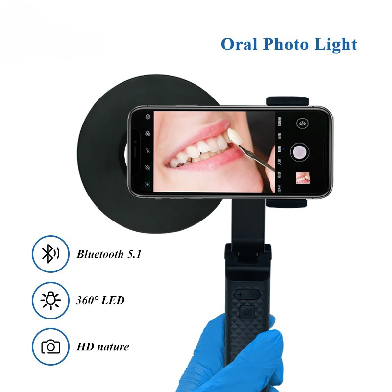 Luz LED para fotografía dental - Photography Mobile Lighting reseña y precio